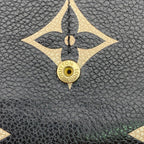 Louis Vuitton Wallet Portefeuille Sarah Monogram Empreinte Leather Black — view 5