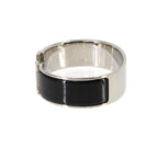 Hermes Clic Clac H PM Bangle Black Silver Bracelet — view 3