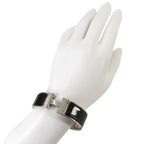 Hermes Clic Clac H PM Bangle Black Silver Bracelet — view 7