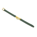 Hermes Mini Rivale Bracelet Epsom Green Gold XS — view 4
