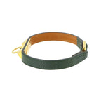 Hermes Mini Rivale Bracelet Epsom Green Gold XS — view 3