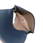 Bottega Veneta Intrecciato Card Case Leather Navy — view 5