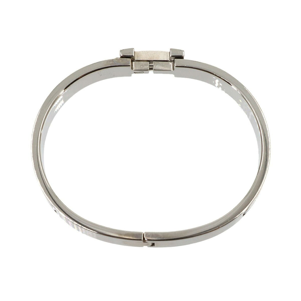 Hermes Clic HH Bandana Bangle Grand Classic Silver Bracelet — view 5