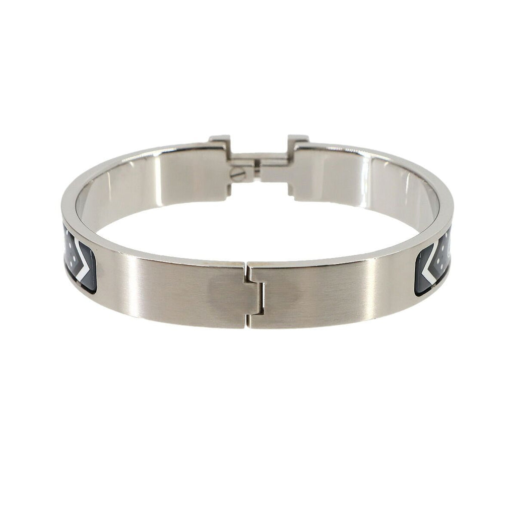 Hermes Clic HH Bandana Bangle Grand Classic Silver Bracelet — view 3