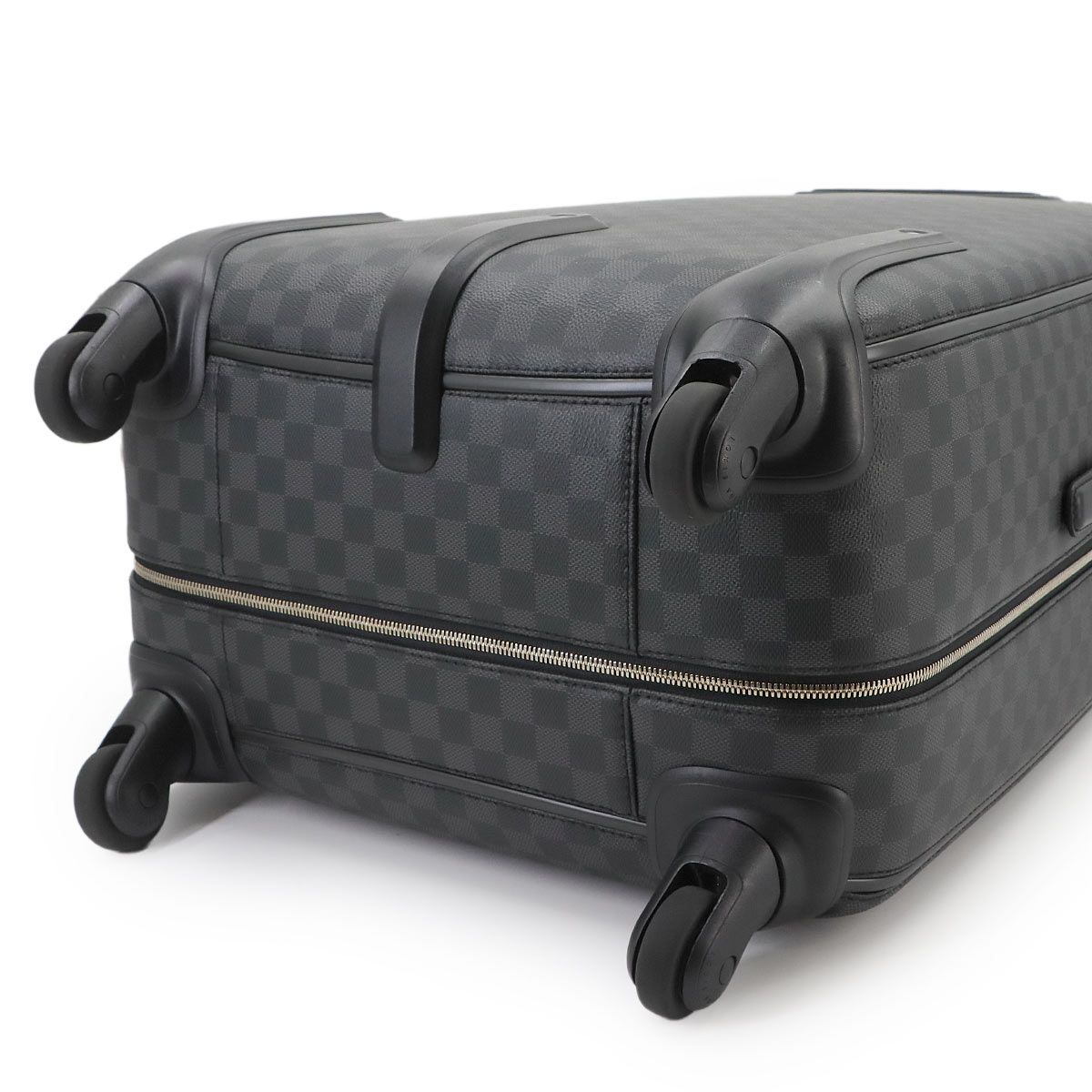 Louis Vuitton Damier Graphite Zephyr 70 Carrie Bag Black Silver — view 5