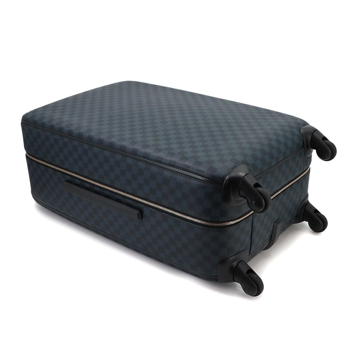 Louis Vuitton Damier Cobalt Zephyr 70 Carrie Bag Blue Silver — view 5
