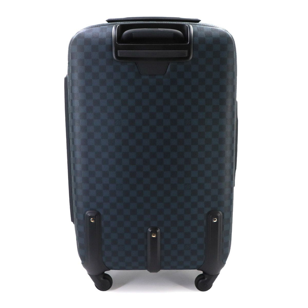 Louis Vuitton Damier Cobalt Zephyr 70 Carrie Bag Blue Silver — view 3