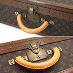 Louis Vuitton Monogram Alzer 75 Trunk Case Bag Brown — view 5