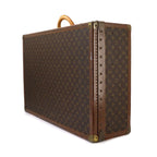 Louis Vuitton Monogram Alzer 75 Trunk Case Bag Brown — view 3