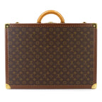 Louis Vuitton Monogram Bilstein 55 Trunk Case Bag Brown Gold — view 2