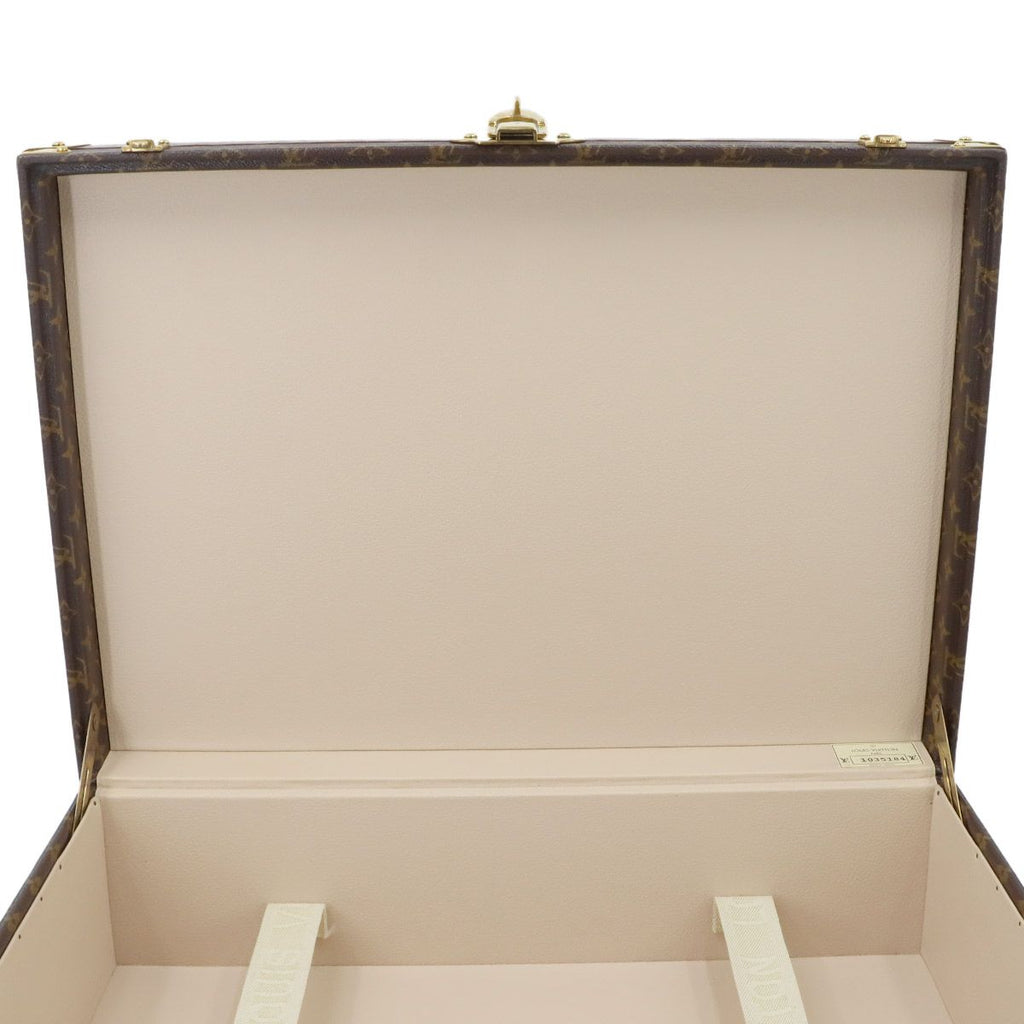 Louis Vuitton Monogram Bilstein 55 Trunk Case Bag Brown Gold — view 7