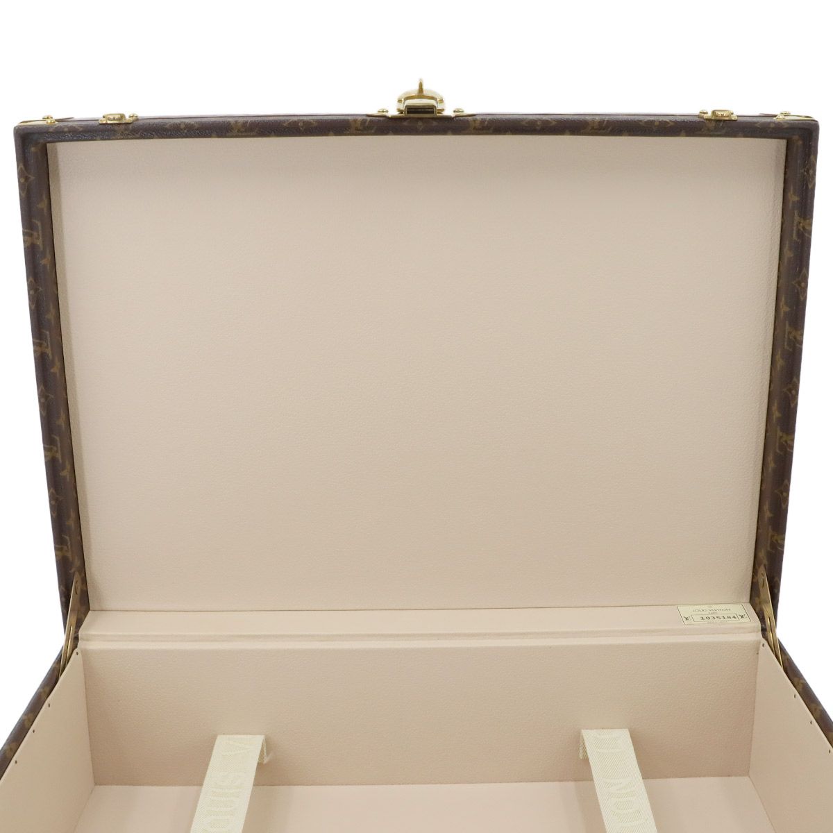 Louis Vuitton Monogram Bilstein 55 Trunk Case Bag Brown Gold — view 7