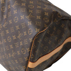 Louis Vuitton Monogram Keepall Bandouliere 60 Boston Bag Brown — view 6