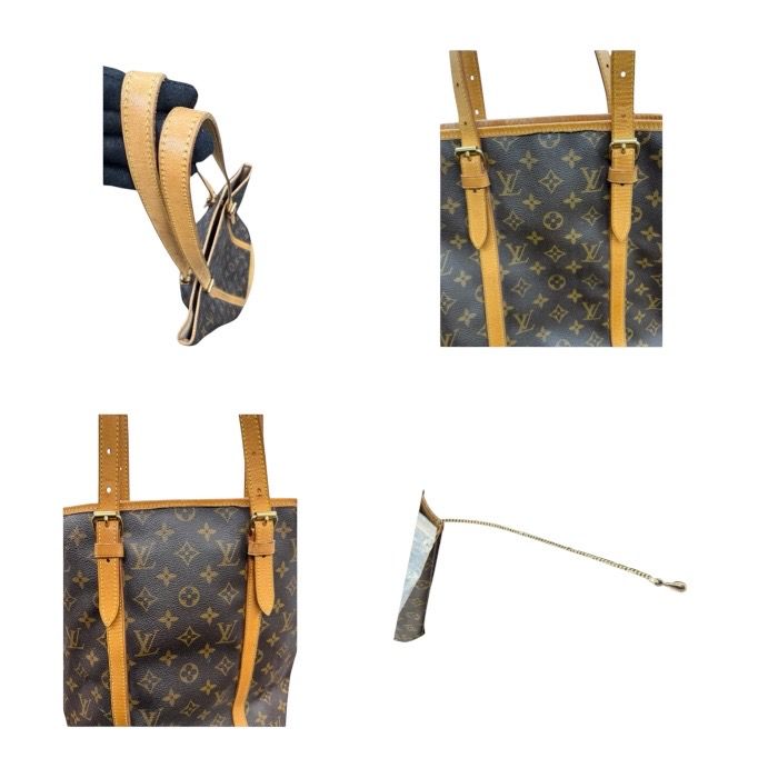 Louis Vuitton Monogram Brown Gold Leather Shoulder Bag — view 8