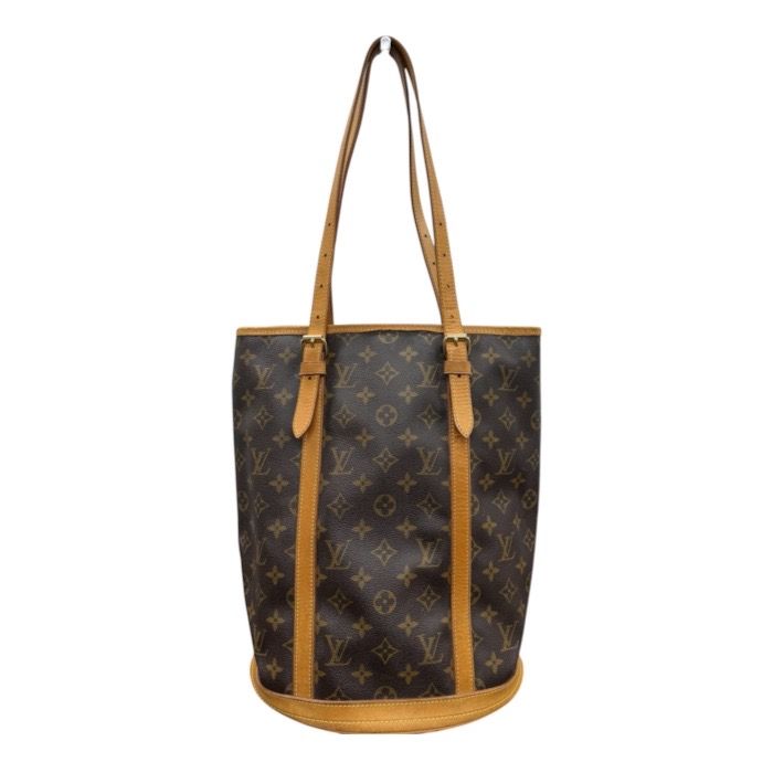 Louis Vuitton Monogram Brown Gold Leather Shoulder Bag