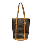 Louis Vuitton Monogram Brown Gold Leather Shoulder Bag — view 2