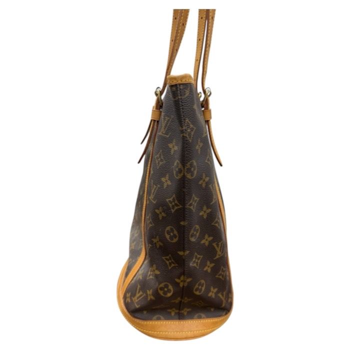 Louis Vuitton Monogram Brown Gold Leather Shoulder Bag — view 4