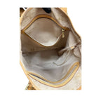 Louis Vuitton Monogram Brown Gold Leather Shoulder Bag — view 6