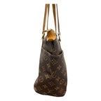 Louis Vuitton Monogram Brown Gold Leather Tote Shoulder Bag — view 4
