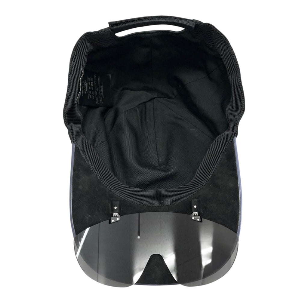 Fendi Eye Cap FF Logo Cap with Shield Black Hat — view 7