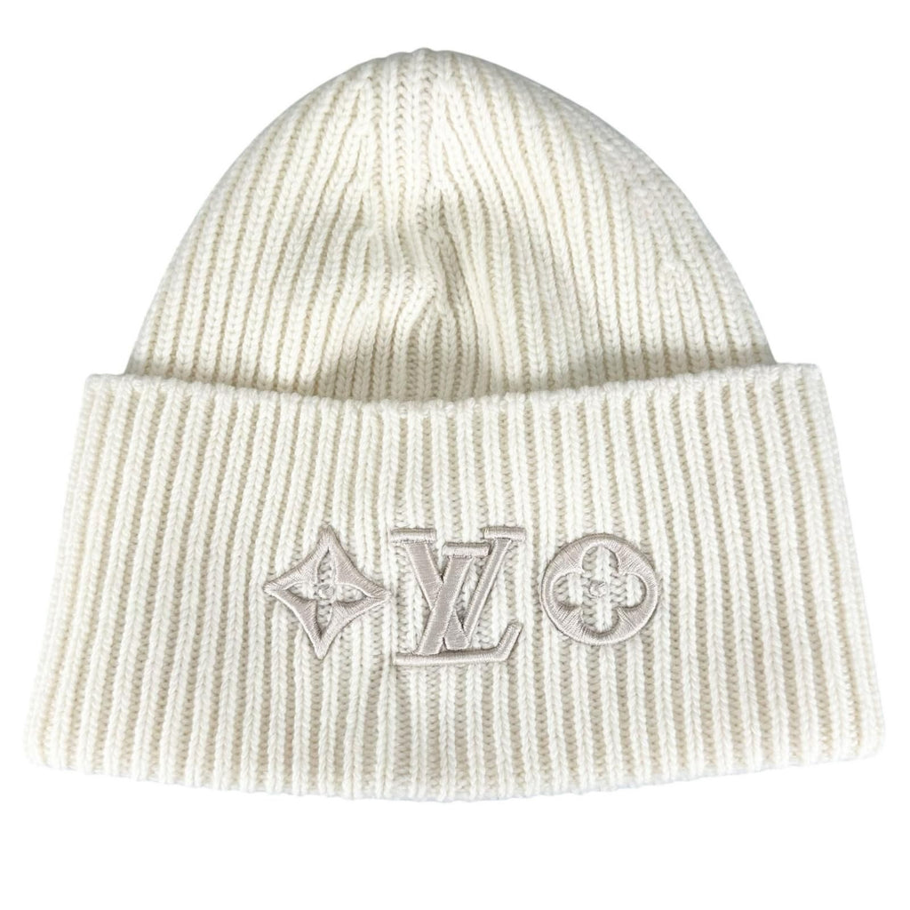 Louis Vuitton Bonnet LV Head Line Wool 100% Knit Cap Hat — view 7