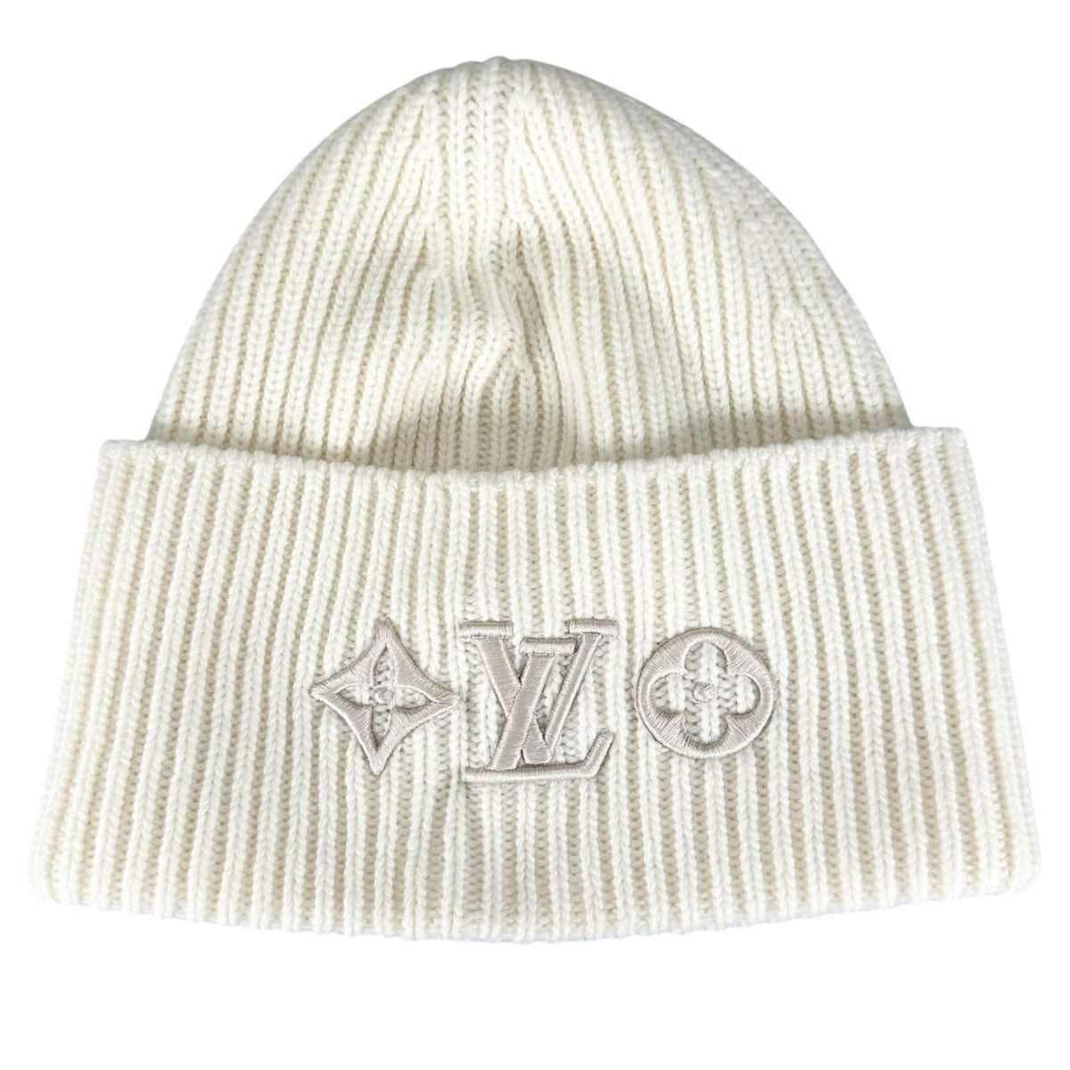 Louis Vuitton Bonnet LV Head Line Wool 100% Knit Cap Hat — view 7