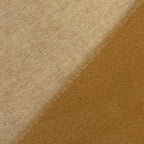 Hermes Recto Verso Cashmere 100% Logo Embroidery Fringe Scarf Camel Beige — view 6
