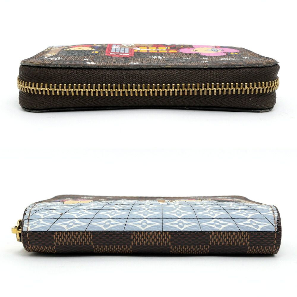Louis Vuitton Zippy Coin Purse Vivienne Damier Wallet Leather — view 4
