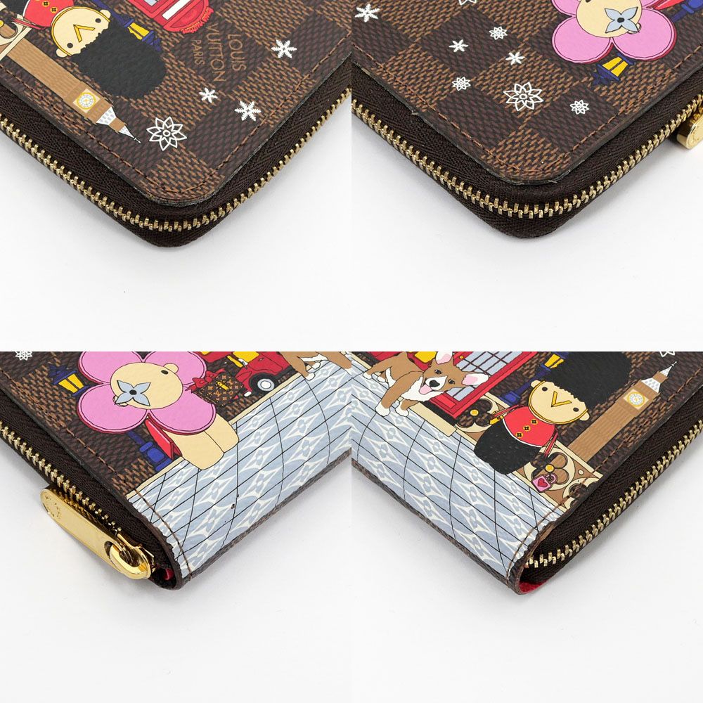 Louis Vuitton Zippy Coin Purse Vivienne Damier Wallet Leather — view 5
