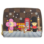 Louis Vuitton Zippy Coin Purse Vivienne Damier Wallet Leather