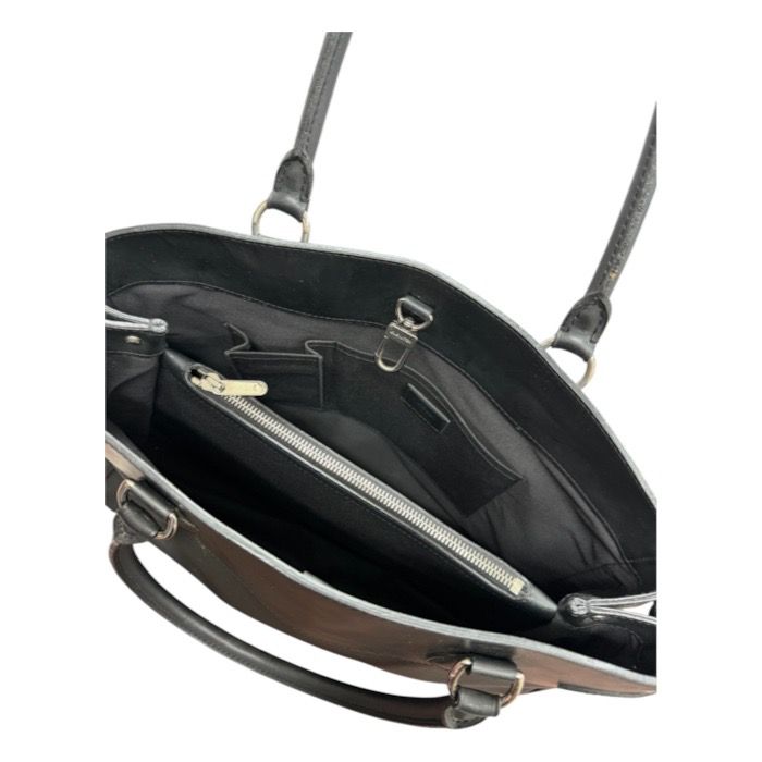 Louis Vuitton Epi Black Silver Leather Shoulder Bag — view 4