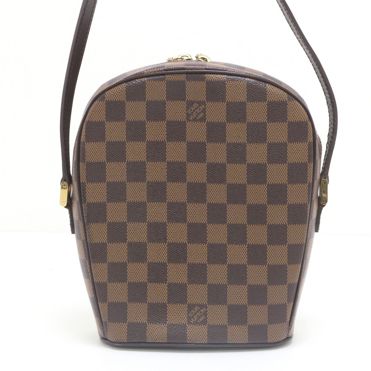 Louis Vuitton Damier Ipanema PM Shoulder Bag Dark Brown — view 3