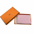 Hermes Calvi Duo Veau Epsom Mauve Sylvestre Silver Sellier Coin Purse — view 2