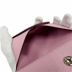 Hermes Calvi Duo Veau Epsom Mauve Sylvestre Silver Sellier Coin Purse — view 8