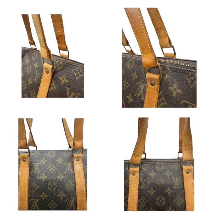 Louis Vuitton Monogram Brown Gold Leather Shoulder Bag — view 7