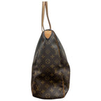 Louis Vuitton Monogram Brown Gold Leather Shoulder Bag — view 4