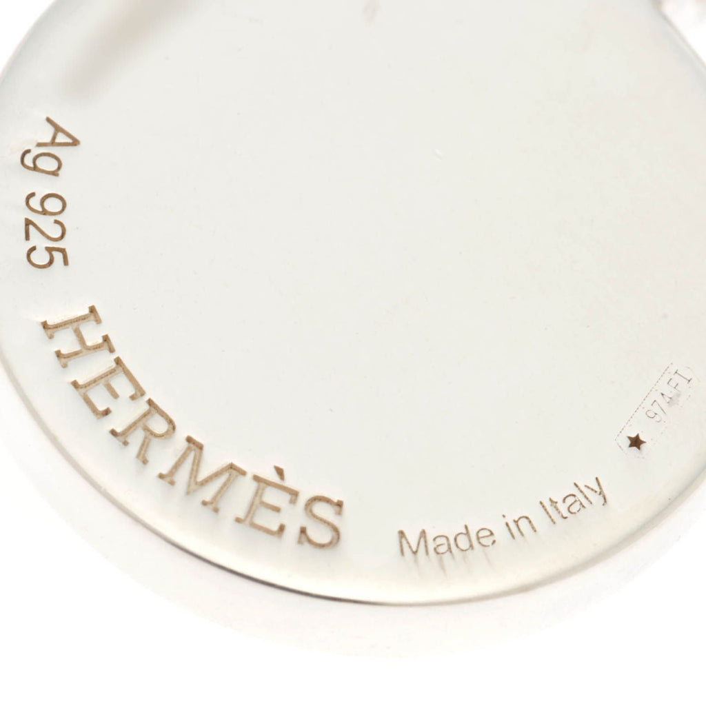 Hermes Amulette Ex-Libris NC Necklace Silver — view 4