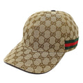 Gucci Cap Web GG Canvas Beige Brown Hat