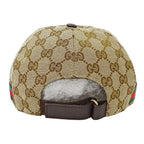 Gucci Cap Web GG Canvas Beige Brown Hat — view 4