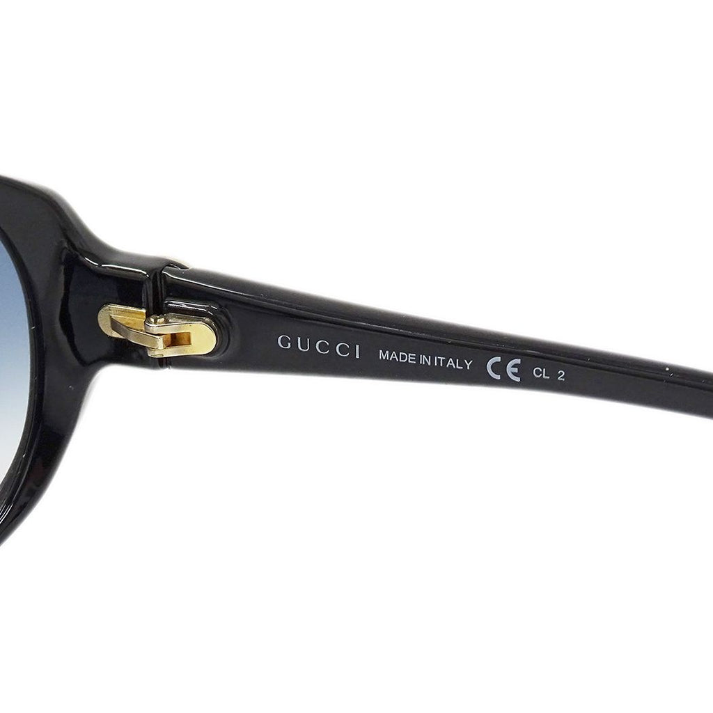 Gucci Sunglasses Interlocking G Black Blue S Gradient Eyewear — view 7