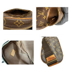 Louis Vuitton Monogram Brown Gold Leather Belt Bag — view 6