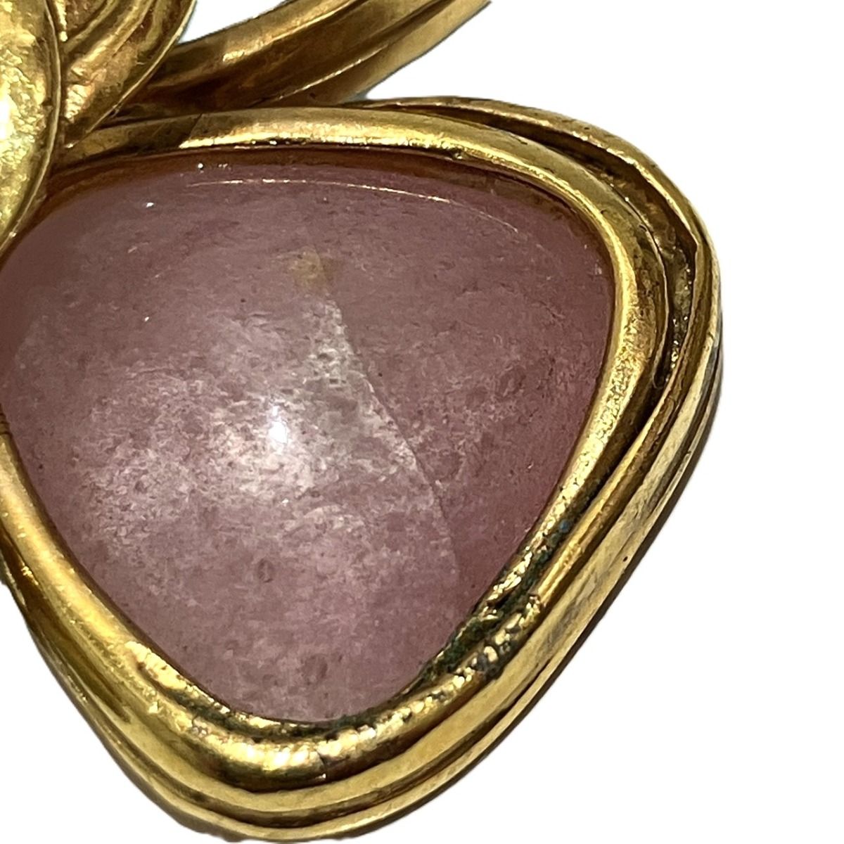 Chanel CC Logo Clover Color Stone 96P Brooch — view 7