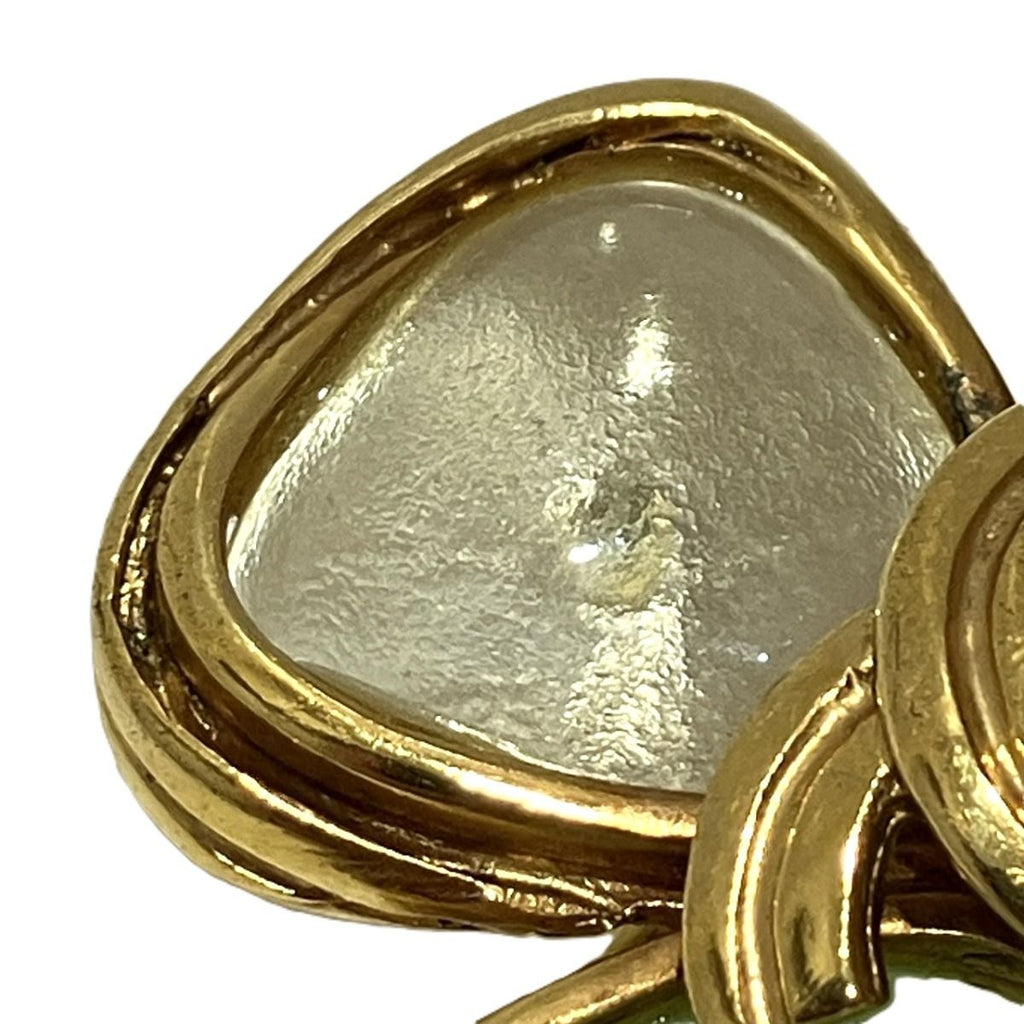 Chanel CC Logo Clover Color Stone 96P Brooch — view 6