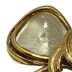 Chanel CC Logo Clover Color Stone 96P Brooch — view 6