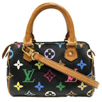 Louis Vuitton Mini Speedy Monogram Multicolor Handbag Canvas
