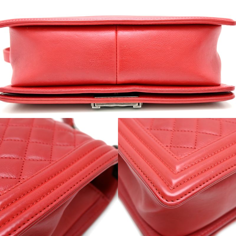 Chanel Shoulder Bag Red — view 8