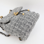 Chanel Vintage Chanel 19 Backpack Tweed — view 4