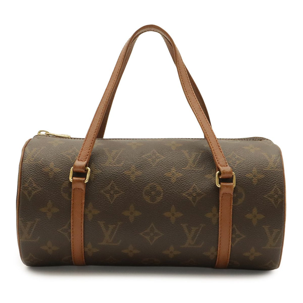Louis Vuitton Monogram Papillon 26 Handbag Tube Shape