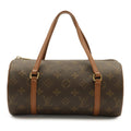 Louis Vuitton Monogram Papillon 26 Handbag Tube Shape