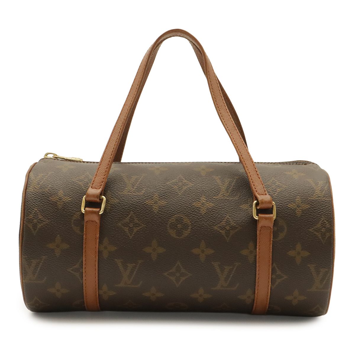 Louis Vuitton Monogram Papillon 26 Handbag Tube Shape